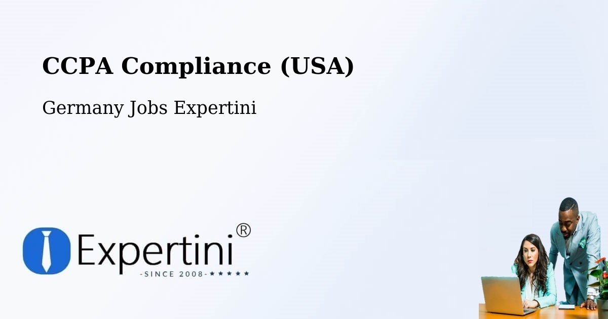CCPA Privacy Rights & Compliance Notice – Büsingen - Germany Jobs Expertini