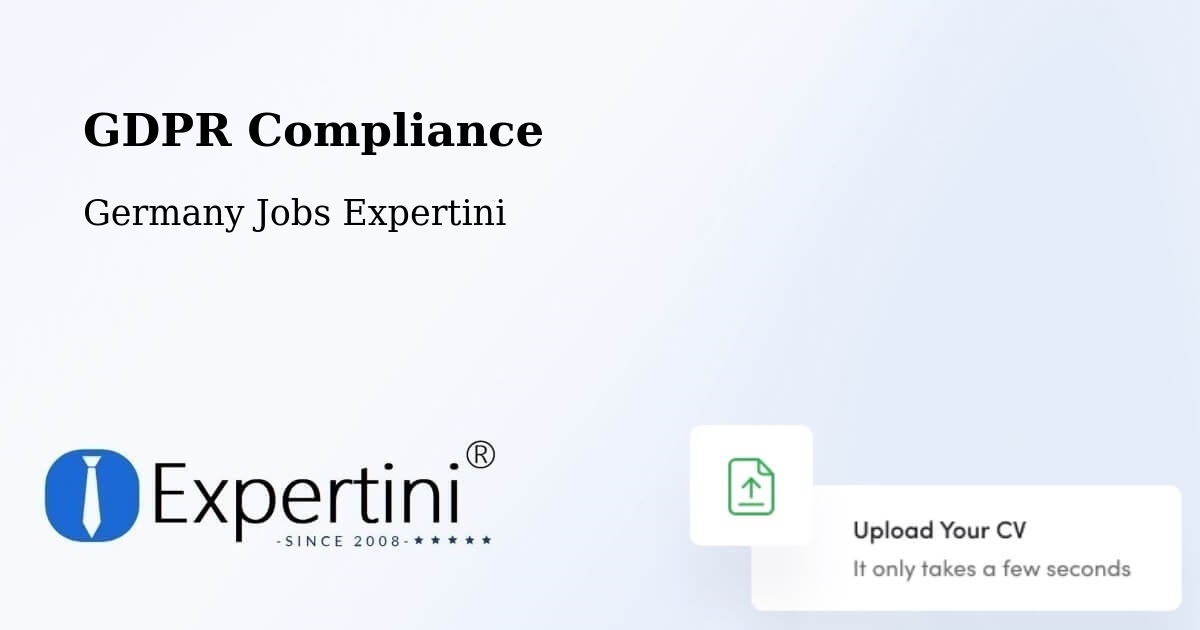 EU GDPR Compliance Statement – Büsingen - Germany Jobs Expertini