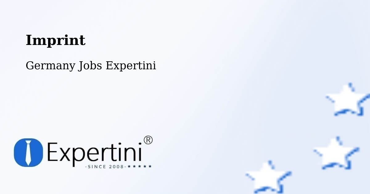 Imprint – Büsingen - Germany Jobs Expertini