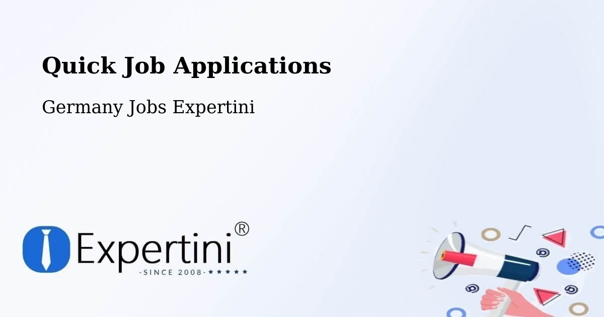 Quick Apply Feature – Büsingen - Germany Jobs Expertini